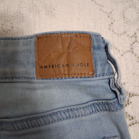 American Eagle Hi-Rise Jegging Denim Jeans Size 2 Short NE(X)T Level Stretch - Picture 5 of 16
